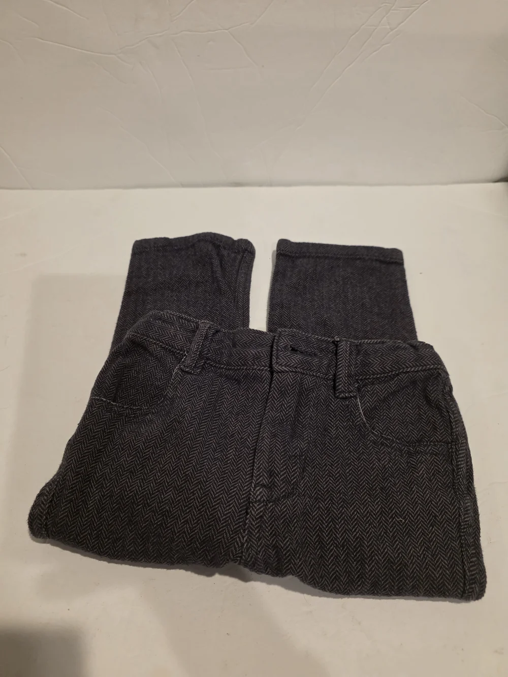 GAP Kids Herringbone Dark Gray Dress Pants Size 2 Baby